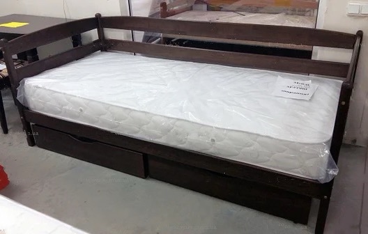 МИКС-МЕБЕЛЬ ЕВА С ЯЩИКАМИ 800Х1900 ВЕНГЕ